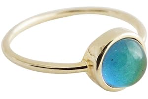 HONEYCAT Mood Ring in Gold, Rose Gold, or Silver | Size 4, 5, 6, 7, 8, 9, 10,11 | Minimalist, Delicate Jewelry