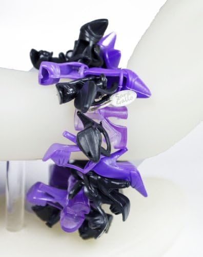 Sara Gallo Jewelry Rock N Roll Doll Shoe Bracelet in Purple/Black