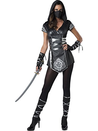 Dragon Lady Geisha Costumes - InCharacter Ninja Warrioress Women's Costume