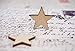 Natural Wooden Star, Unfinished Wood Ornaments, Christmas Star Hanging Ornaments, Little Star Cutout Shape, DIY Decorating Photo Props for Arts, Crafts & Sewing (30mm)