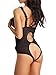 Amoretu Womens Teddy Lingerie Lace Bodysuits