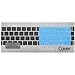 Kuzy Keyboard Silicone Cover Skin for Macbook/Macbook Pro 13-Inch/15-Inch/17-Inch Aluminum Unibody fits MacBook with or without Retina Display - Sky Blue