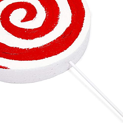 30 Craft Foam Circles with 30 Plastic Dowels (2 Sizes, 60 Pieces