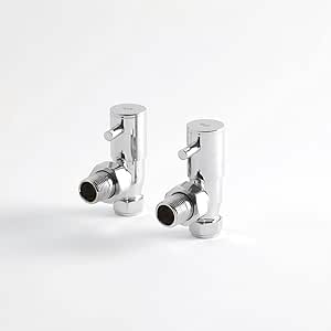 Par de Llaves Angulares Minimalistas para Radiador o Toallero ...