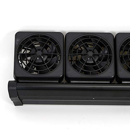 WUPYI Adjustable Aquarium Chillers Cooling Fan,Aquarium Water Cooling Fan Fish Tank Cold Wind Chiller 2 Level,with DC12V Power Adapter,6 Fan (6 Fan) - Thumbnail 7