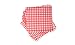 Fox Run French Fry Wax Paper Liners, Red Gingham, 24-Count