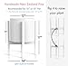 Mid Century Modern Plant Stand – Fits Large 12 & 13 Inch Planter Pots (NOT Included) – Handmade Wood Standing Holder for Indoor House Plants and Outdoor Patio Deck – White Colorthumb 2