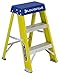 Louisville Ladder FS2002 2 Stepladder, 250-Pound Duty Rating Fiberglass Ladder, 2-Feet, Yellow Stepladder