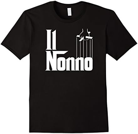 il Nonno Shirt Tee T-Shirt Grandfather Papa - Male XL - Black