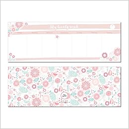 Notizblock Tischkalender/Querkalender 2019, immerwährender Kalender ohne Datum für den Schreibtisch mit 50 Blatt zum Abreißen. Wochenplaner undatiert ... zu Hause. Verpackt in passender Geschenkbox, by Lisa Wirth Notizblock Tischkalender/Querkalender 2019, immerwährender Kalender ohne Datum für den Schreibtisch mit 50 Blatt zum Abreißen. Wochenplaner undatiert ... zu Hause. Verpackt in passender Geschenkbox, by Lisa Wirth