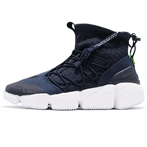 Nike Mens Air Footscape Mid Utility Obsidian Thunder Blue 10