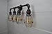 Metal Lamp Cage, Pendant Light Shade, Adjustable Bulb Guard, Ceiling Fan Light Covers, Anti-Rust - Sturdy Bulb Cage, Hanging Light Cage for Industrial Vintage Style Lighting Fixture, 4 Packs (Small)