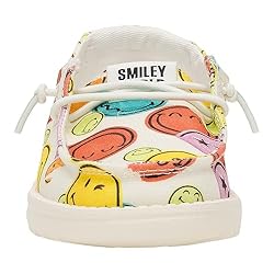 HEYDUDE Wendy Smiley Cream/Multi Size 9, Women’s