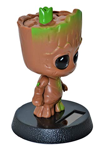 SM.Y.Toys & Accessories Cute Solar Powered Groot Bobblehead Home Office Ultra Detail Collectible Rel - //coolthings.us