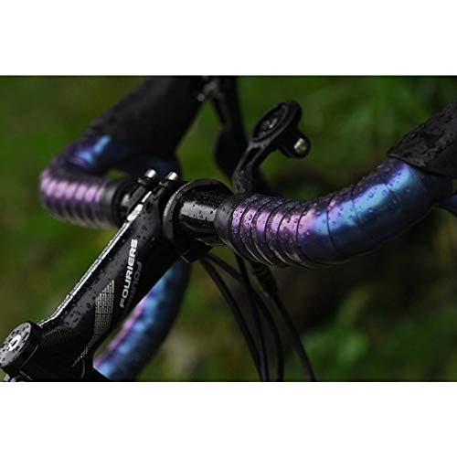 Fouriers 700C Handlebar Tape, Road Bike Bar Tape, Anti-Slip Bicycle Handle Tapes with 2 Bar End Plugs, Colorful - Thumbnail 6