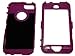 Brand New Iphone 5 5S Body Armor Defender - Comparable to Otterbox Defender + 1pc 3ft Data Cable (Dark Grey on Purple)