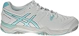 ASICS Women's GEL-Challenger 10 Tennis Shoe, White/Crystal Blue/Blue Steel, 8.5 M US