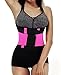 Welcos Women's Waist Cincher Trainer Body Belt Shaper Workout Gym Slimming Girdle Corset Shapewear Rose M