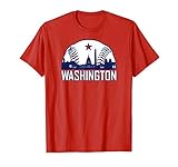 Washington DC Baseball Hometown Skyline National Vintage T-Shirt