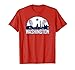 Washington DC Baseball Hometown Skyline National Vintage T-Shirt