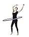 Fit Pop - Professional Weighted Hula Hoop for Fitness, 6-segmented, Workout for Adults and Kids, Exercise, Weight Loss and Perfect Body. Lightweight Metal Construction ABS Foam Padded