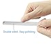 IBEET Triple Cut Nail File,Stainless Steel Double Side manicure nail for Thick or Ingrown Toenails 7 Inch