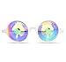 GloFX White Kaleidoscope Glasses- Rainbow Wormhole Diffraction Trippy Glasses