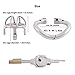 TERNENCE Small Male Chastity Device Stainless Steel Ergonomic Design Male Cock Cage K036 (36mm/ XS Size)