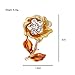 IPINK 12 Pcs Wholesale Lots Brooches Flower Floriated Brooch Pins Mixed Colors Design