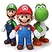 getLickOkProtoys 3pcs 13cm Super Mario Bros Luigi Mario Yoshi PVC Action Figures Toys