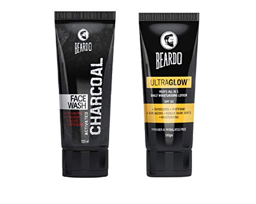 beardo ultraglow face lotion for men