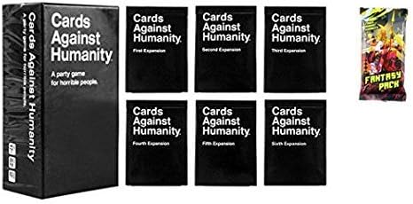 Cards Game Against Humanity Base + Expansions 1-6 + Fantasy Bonus Pack!