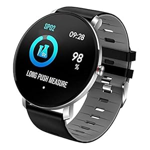 Slimme horloges voor heren en dames, Android IOS Mobile Fitness Tracker met IP68 waterdicht, 1,3″ Smart Watch, stappenteller, hartslag, slaapbewaking, weersvoorspelling