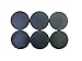 Hedral Value Pack of 6-60MM Round Black Miniature Dreadnought Model Bases for Tabletop or Miniature Wargames