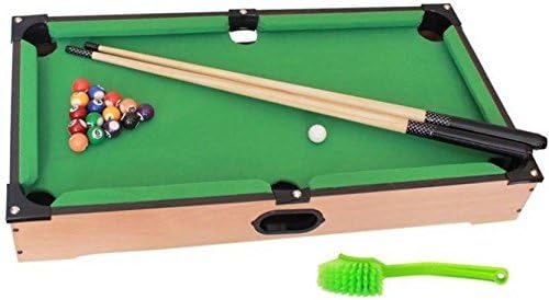 Samaira Annie Billiard and Pool with 2 Cue, 16 Balls, 1 Triangle, 1 Brush, Medium, 70x37x10cm (Multicolour)