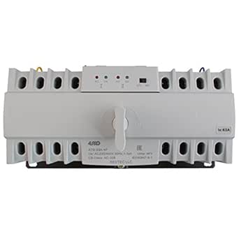 4PRO ATS-63A-4P - Interruptor de transferencia automática (4 polos, 63