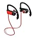 Bluetooth Headphones, iXCC Bluetooth 4.0 Wireless Stereo Headset In-ear Noise Cancelling Sweatproof Sport Earbuds with Mic for Smartphones - Red