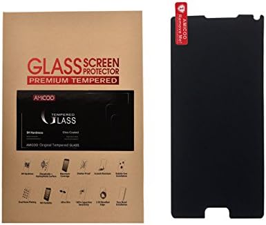 AMICOO(TM) Privacy Anti-Spy Tempered Glass 9H Hardness 0.3mm Screen Protector Shield for Samsung Galaxy NOTE4 N9100