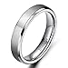 TIGRADE Titanium Rings 4MM 6MM 8MM 10MM Wedding Band in Comfort Fit Matte for Men Women Size 3-15,4mm, Size 11