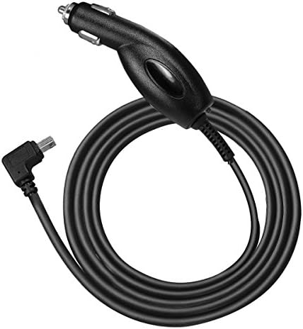 FoneM8 - Right Angle 1Amp 12/24v 2 Metre Straight Cable Garmin Nuvi Car Charger Fits 30, 40, 50, 200, 200w, 205, 205w, 250, 250w, 255, 255w, 260, 260w, 265t, 265w, 265wt, 270, 270w, 275t, 465t, 500, 5000, 550, 660, 750, 755t, 760, 765t, 770, 775t, 780, 785t, 850, 855, 880, 885t, 1200, 1240, 1250, 1260t, 1300, 1310, 1340, 1350, 1350t, 1370, 1370t, 1390, 1390t, 1440, 1490, 1490t, 1695, 2200, 2415, 2445, 2455, 2460LT, 2475LT, 2496LMT, 2515, 2595LMT, 3490, 3490LT, 3490LMT, 3540, 3540LT, 3590LMT