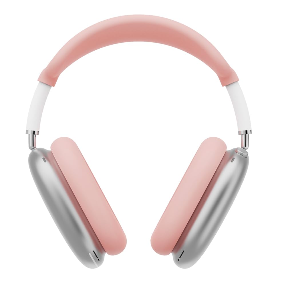 YEEKUK Ear Pad Case Compatible for AirPods Max,Washable Soft Silicone Protective Frame Full Cover for AirPods Max, Headband + Earcup (Pink)
