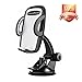 BUDGET & GOOD® Windshield Dashboard Universal Car Mount, Cell Phone Holder for General Mobile Phones Car Holder for iPhone SE 7 7 Plus 6 6 Plus 5 5s 4s Android and Smartphones