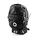 Faux Leather Full Gimp Hood Mask Padded Locking Eyes Blindfold Bondage