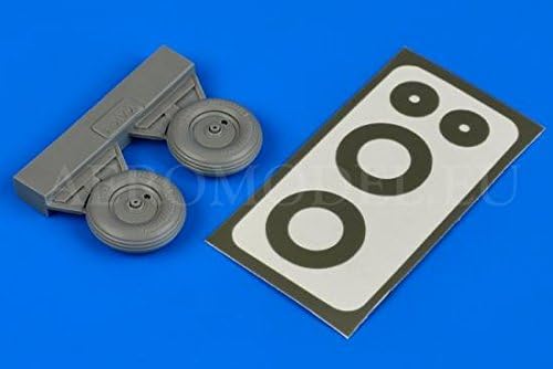Aires 1:48 Yak-1 Resin Wheels & Paint Masks for Accurate Miniature Eduard #4601