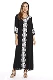 Riviera Sun 21737-BLK-L Caftan/Caftans For Women