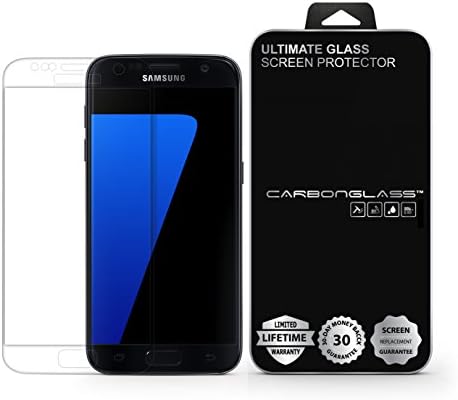 Samsung Galaxy S7 Screen Protector by SCREENDER - 3D Edge to Edge Scratch Proof CARBONGLASS - Ultra Clear High Definition - 90 Days LCD Screen Replacement Guarantee