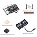 Enokay Raspberry Pi 2 3 Model B B+ Dual Fan with Raspberry Pi Heatsink for Raspberry Pi 2B 3B 3B+ (for Raspberry Pi 2B 3B 3B+)