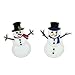 Ewinsun 12 Pcs Christmas Day, Snow Man Assorted Size Iron On Patches Sew On Decoration Patch for DIY Jeans, Clothing, Handbag, Hats