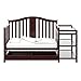 Graco Solano 4-in-1 Convertible Crib and Changer with Drawer (Espresso) – Crib and Changing Table Combo with Drawer, Includes Changing Pad, Converts to Toddler Bed, Daybed and Full-Size Bed