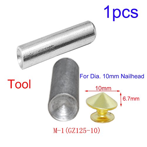 image for CooBigo 1pcs Tool for 10mm Cone Double Rivet Studs Collision Nail Bull